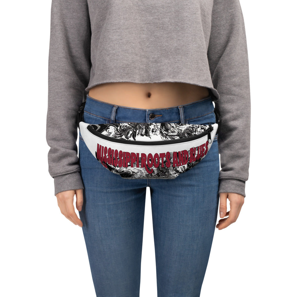 Fanny Pack- w/ Roots and Blues Custom Art