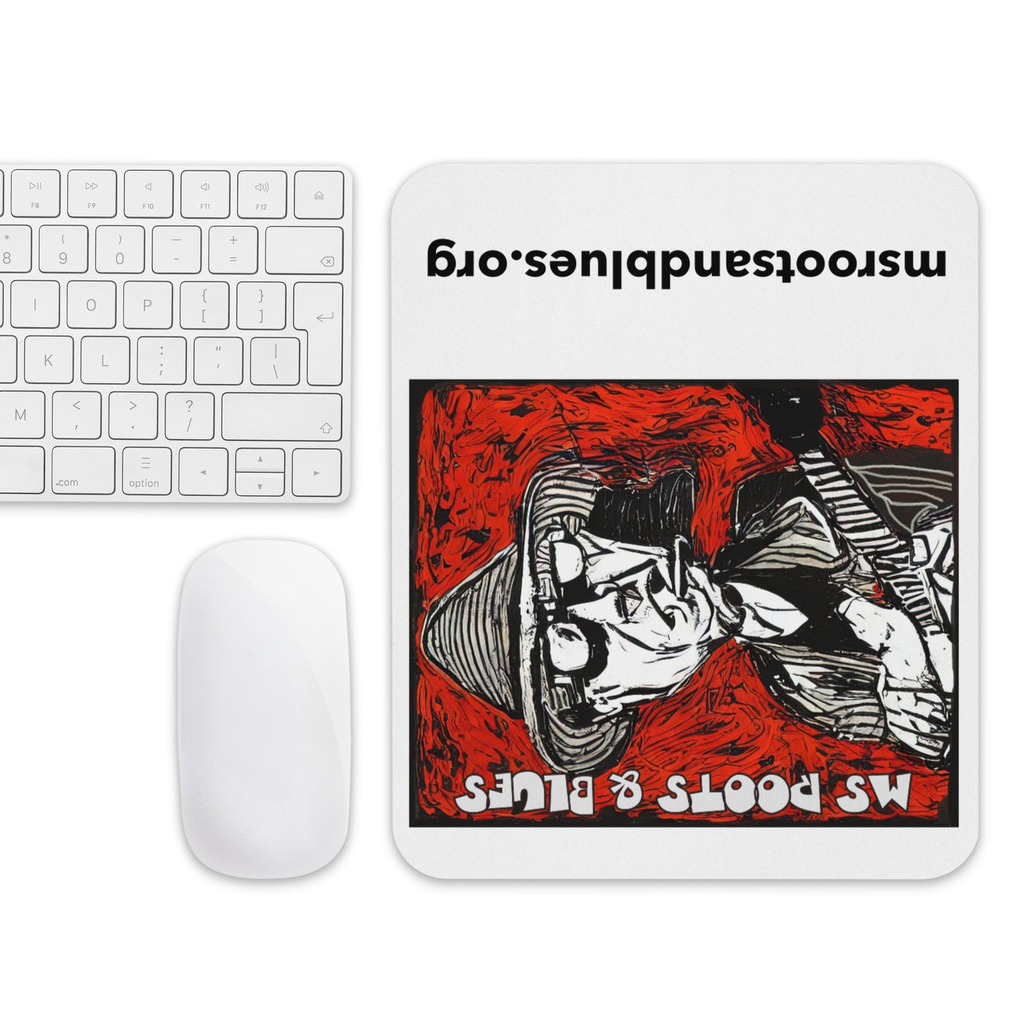 Mouse pad- Red roots custom art