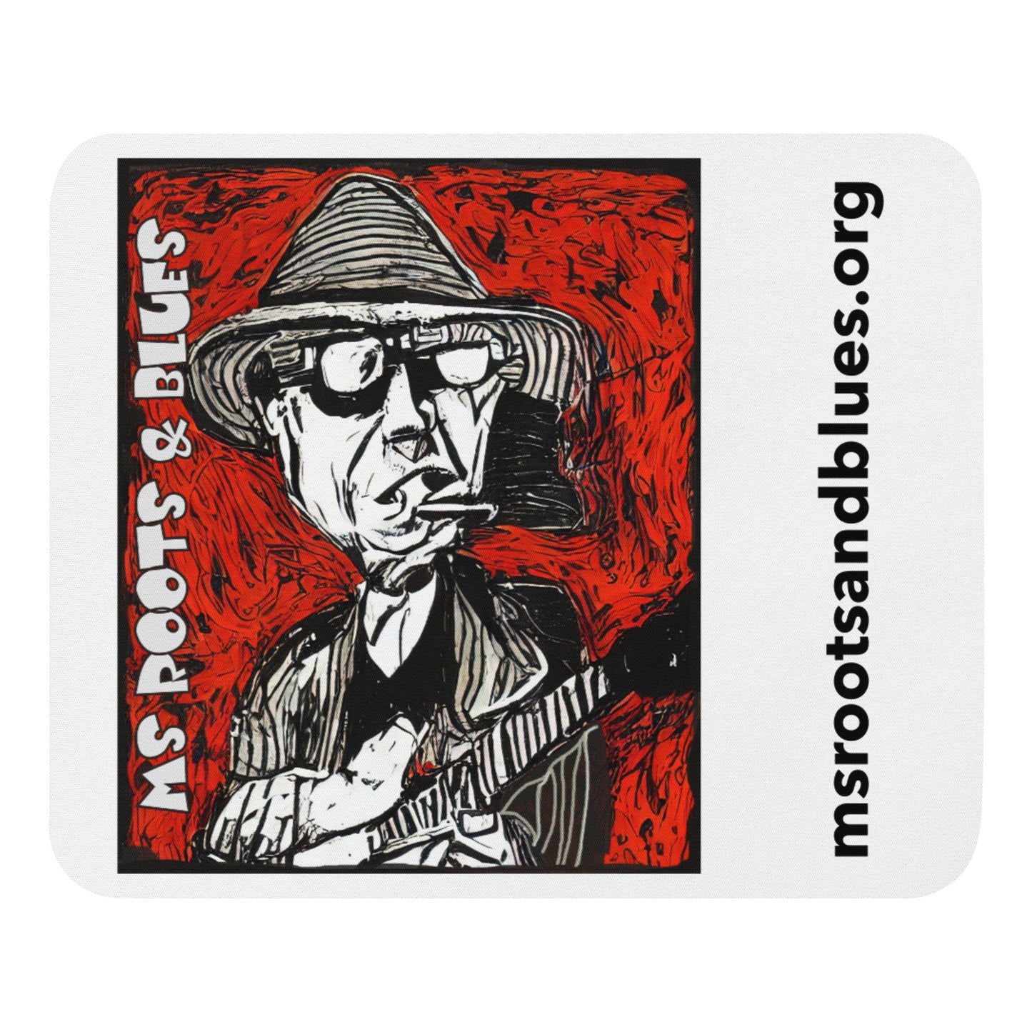 Mouse pad- Red roots custom art