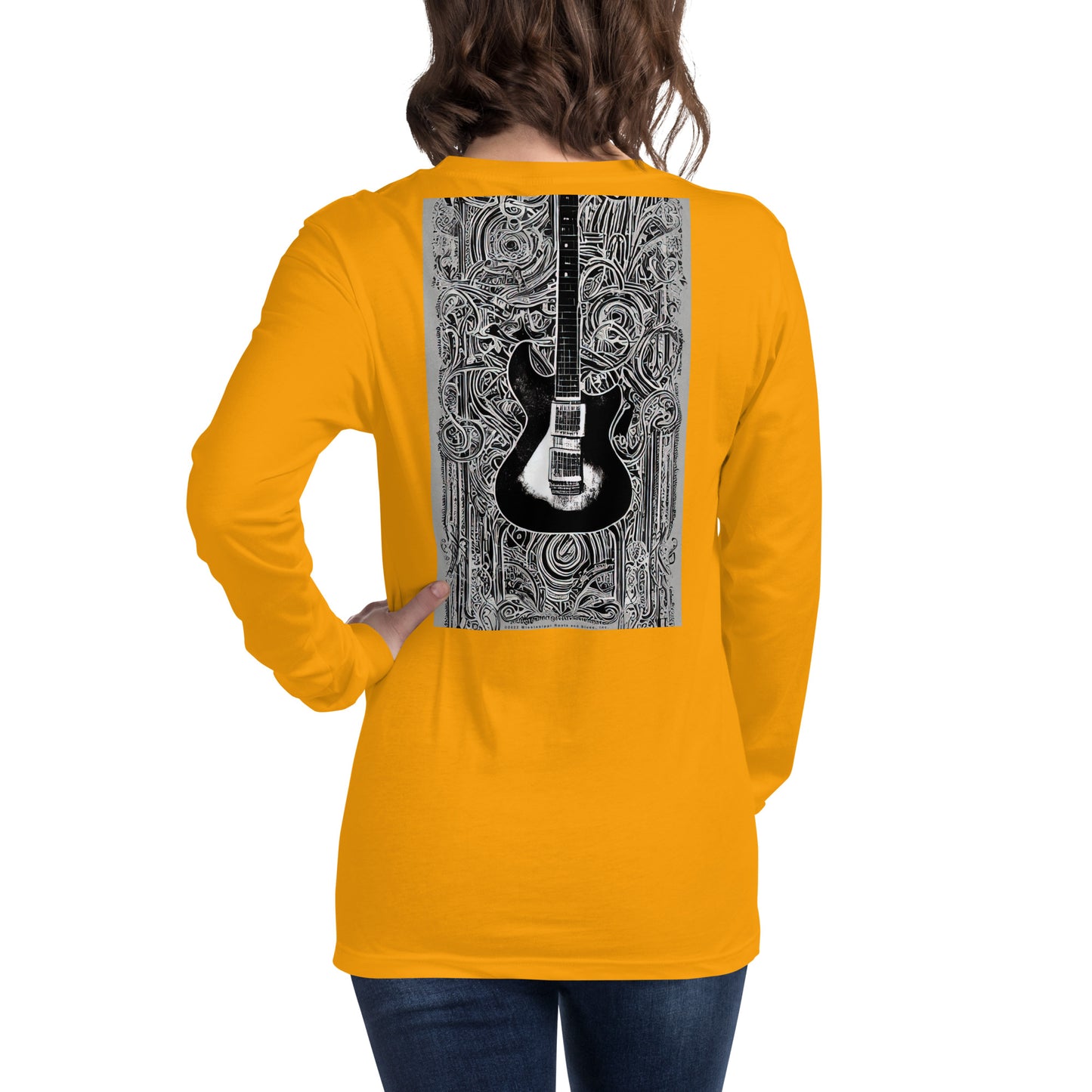 Shirt-Unisex Long Sleeve Tee front and rear prints