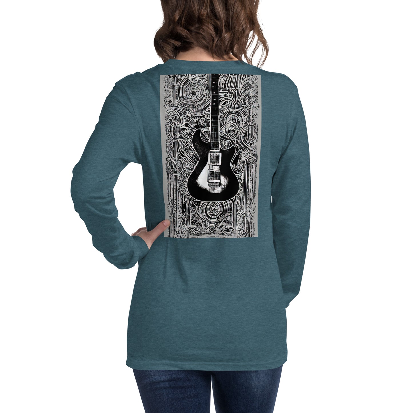 Shirt-Unisex Long Sleeve Tee front and rear prints