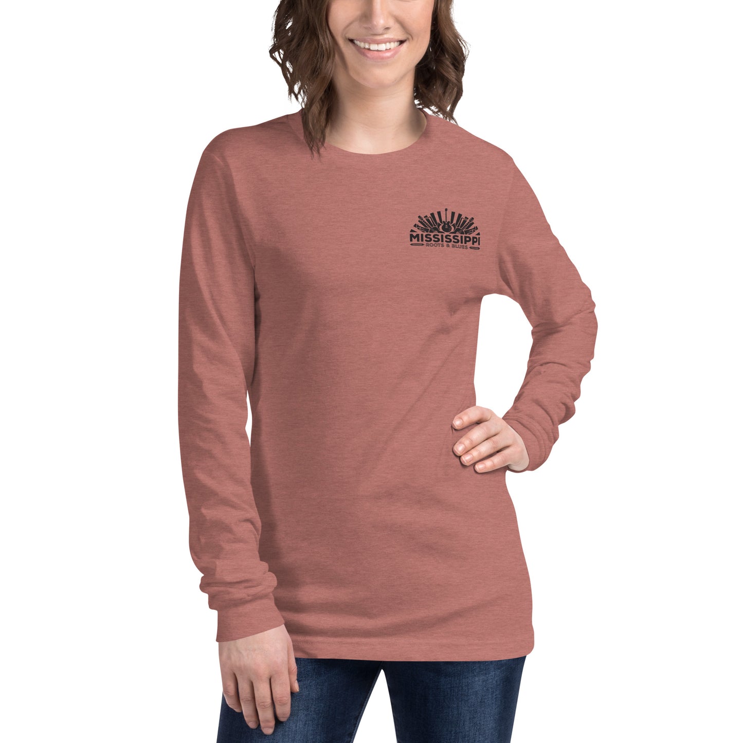 Shirt-Unisex Long Sleeve Tee front and rear prints