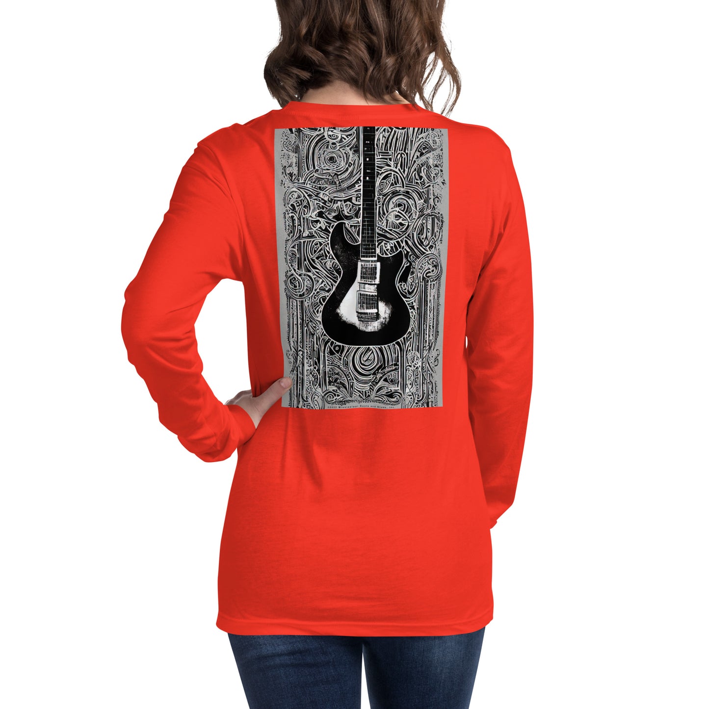 Shirt-Unisex Long Sleeve Tee front and rear prints