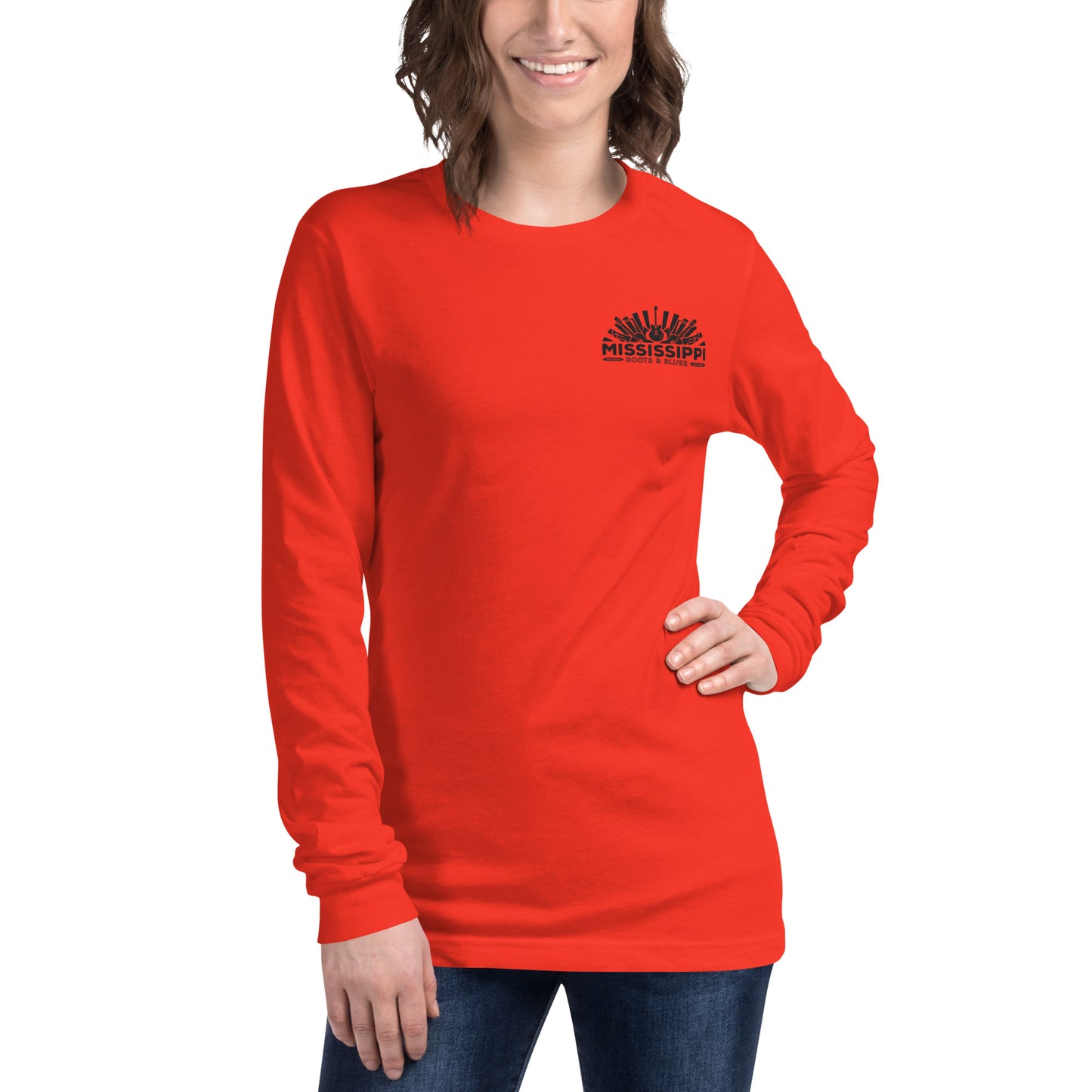 Shirt-Unisex Long Sleeve Tee front and rear prints