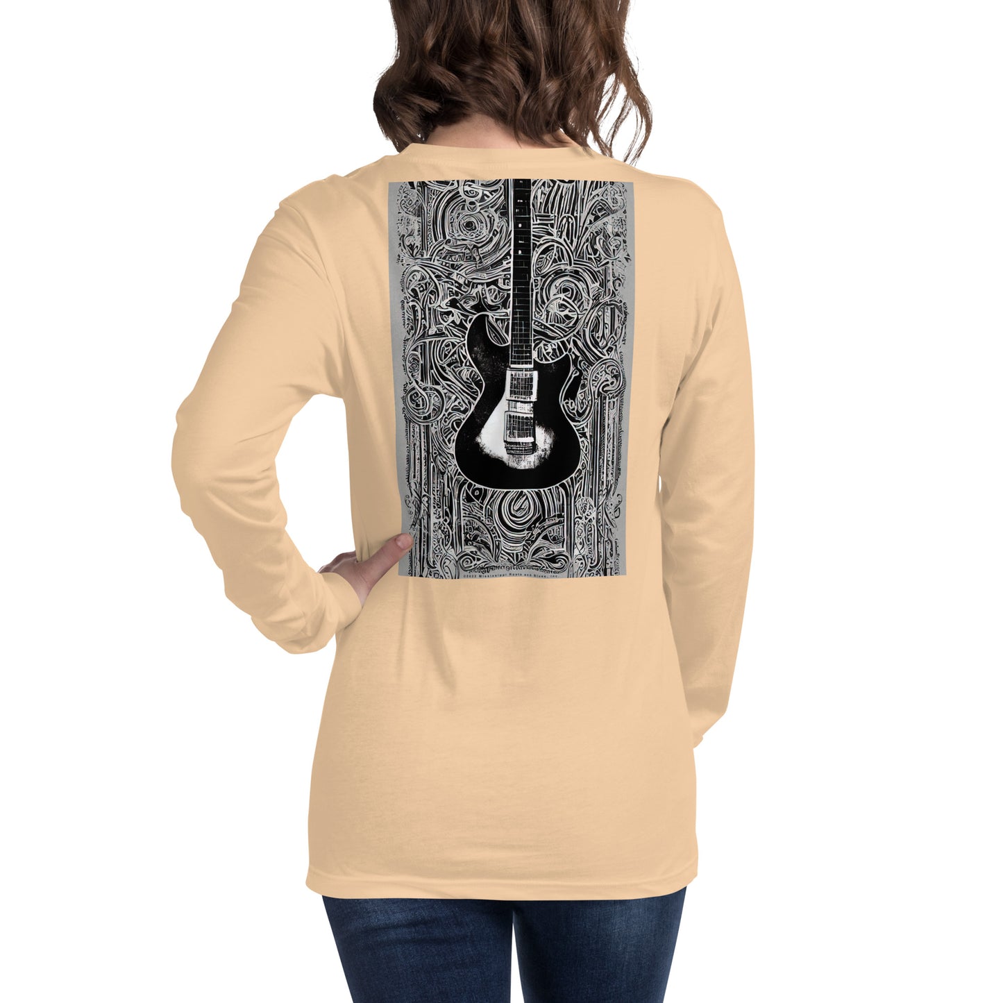 Shirt-Unisex Long Sleeve Tee front and rear prints