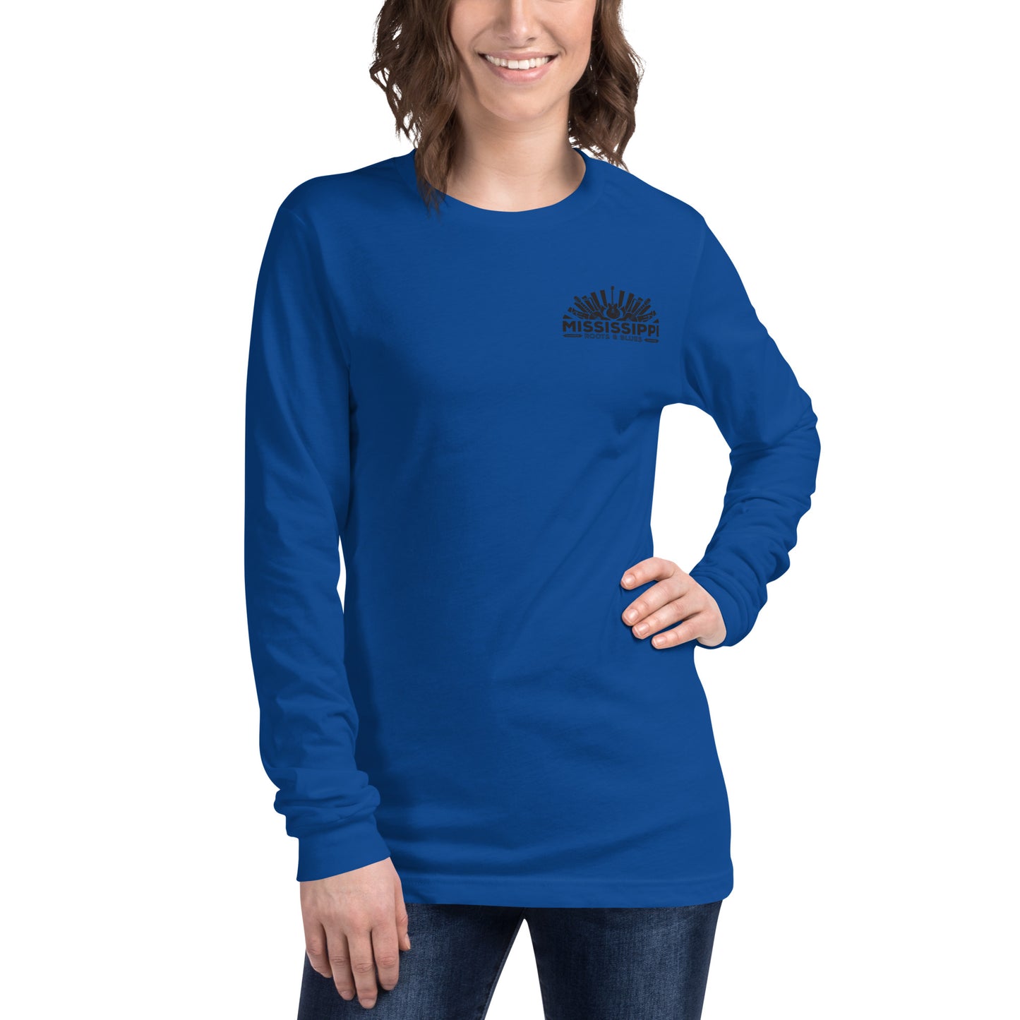 Shirt-Unisex Long Sleeve Tee front and rear prints