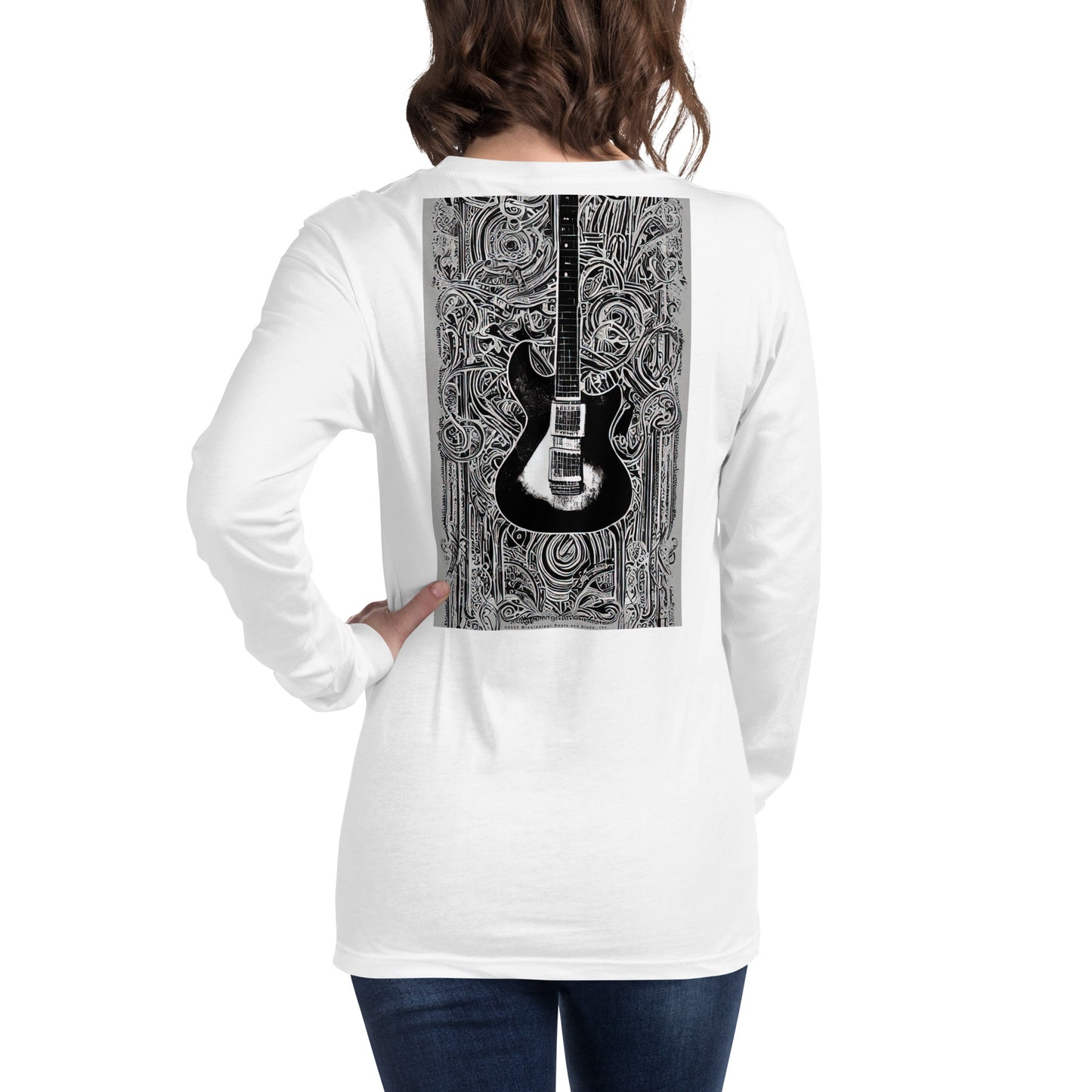 Shirt-Unisex Long Sleeve Tee front and rear prints