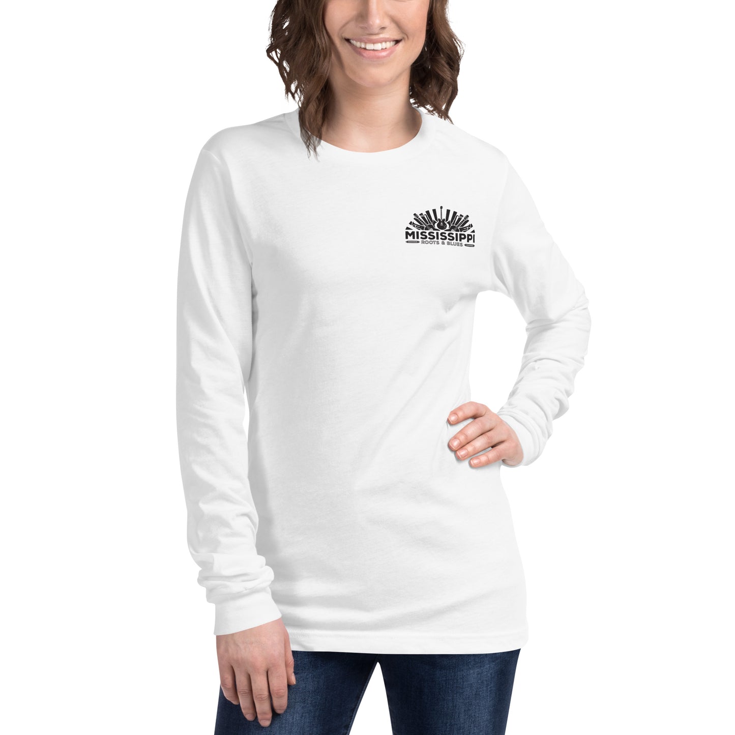 Shirt-Unisex Long Sleeve Tee front and rear prints