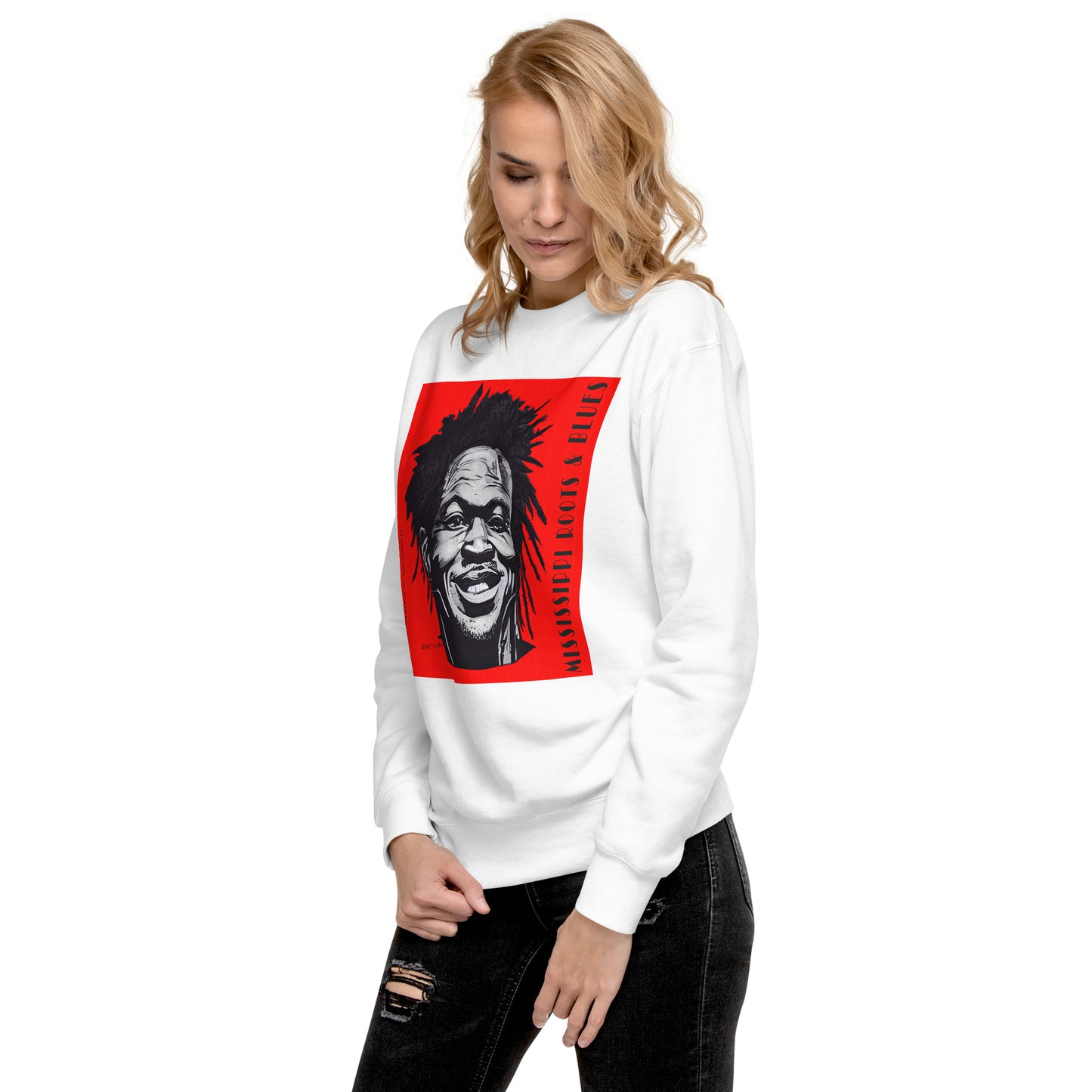 Shirt- Unisex Premium Light Sweatshirt-Front and Back images!